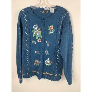 Capacity Women's Blue Sweater Medium